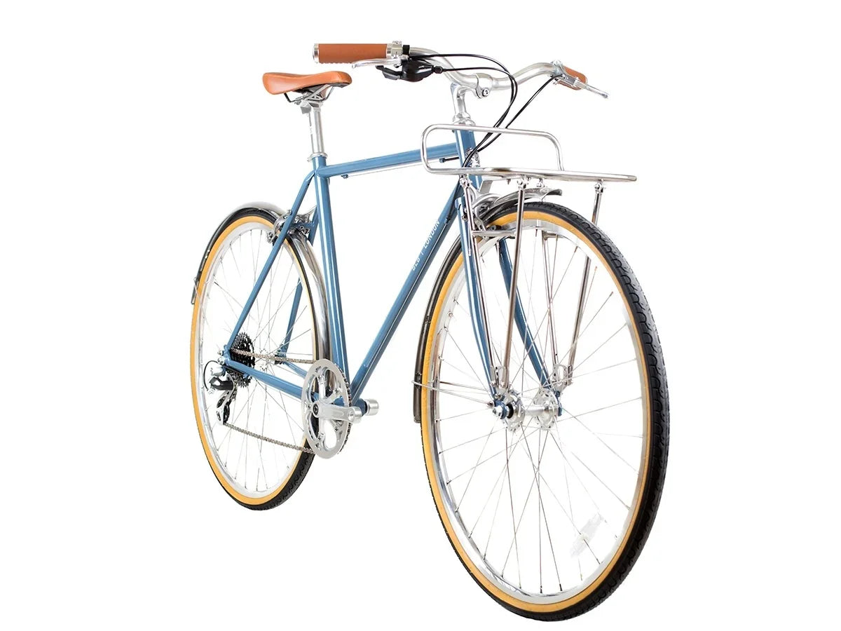 BLB Beetle 8spd Town Bike - Moss Blue - Simple Bike Store