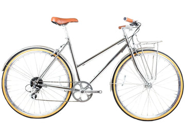 BLB Butterfly 8spd Town Bike - Chrome - Simple Bike Store