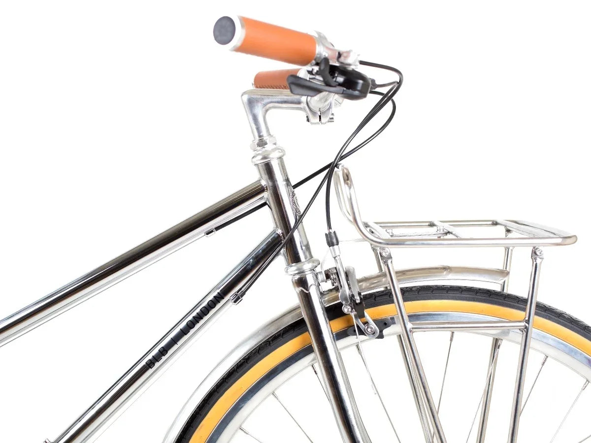 BLB Butterfly 8spd Town Bike - Chrome - Simple Bike Store