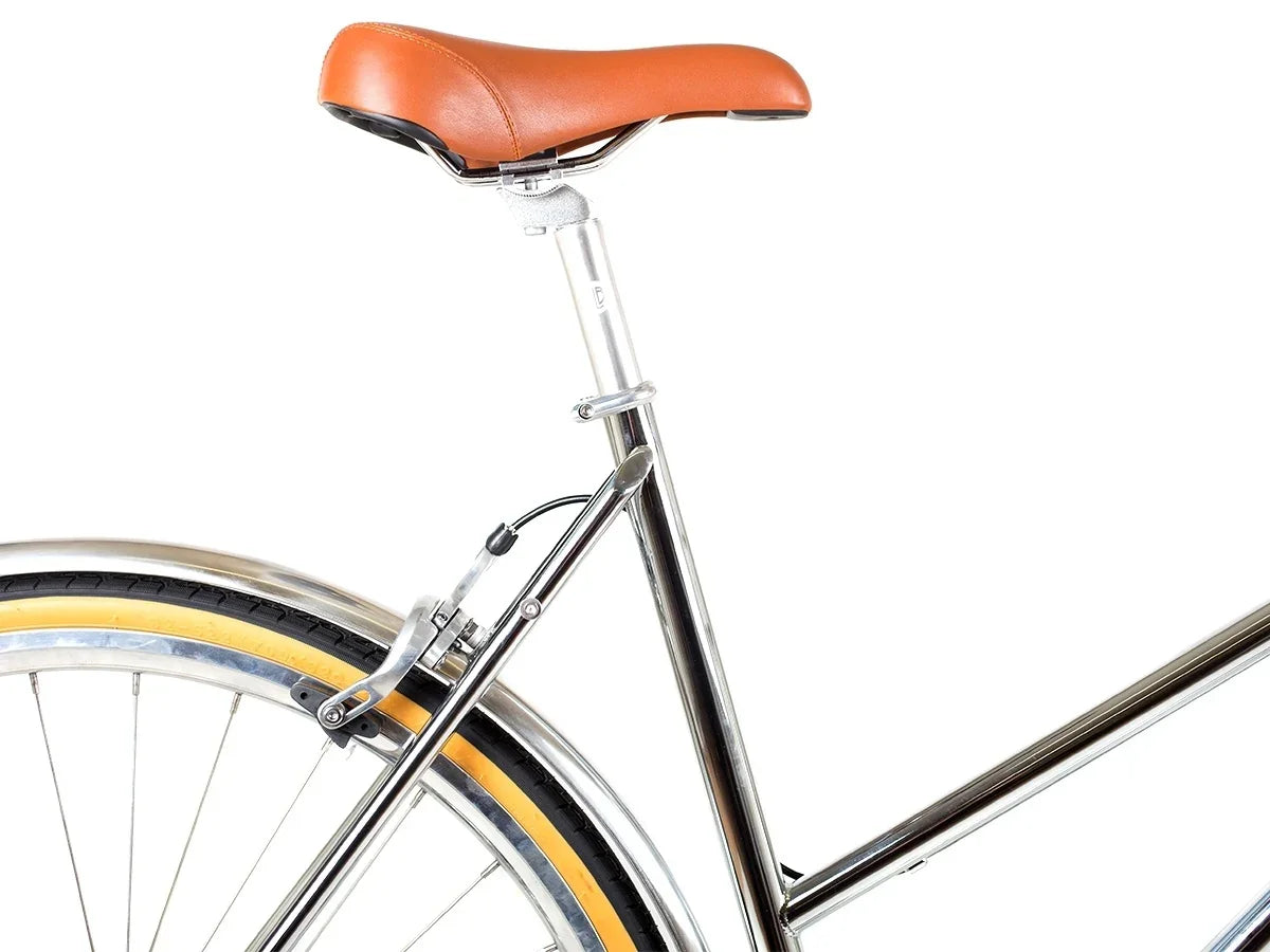 BLB Butterfly 8spd Town Bike - Chrome - Simple Bike Store
