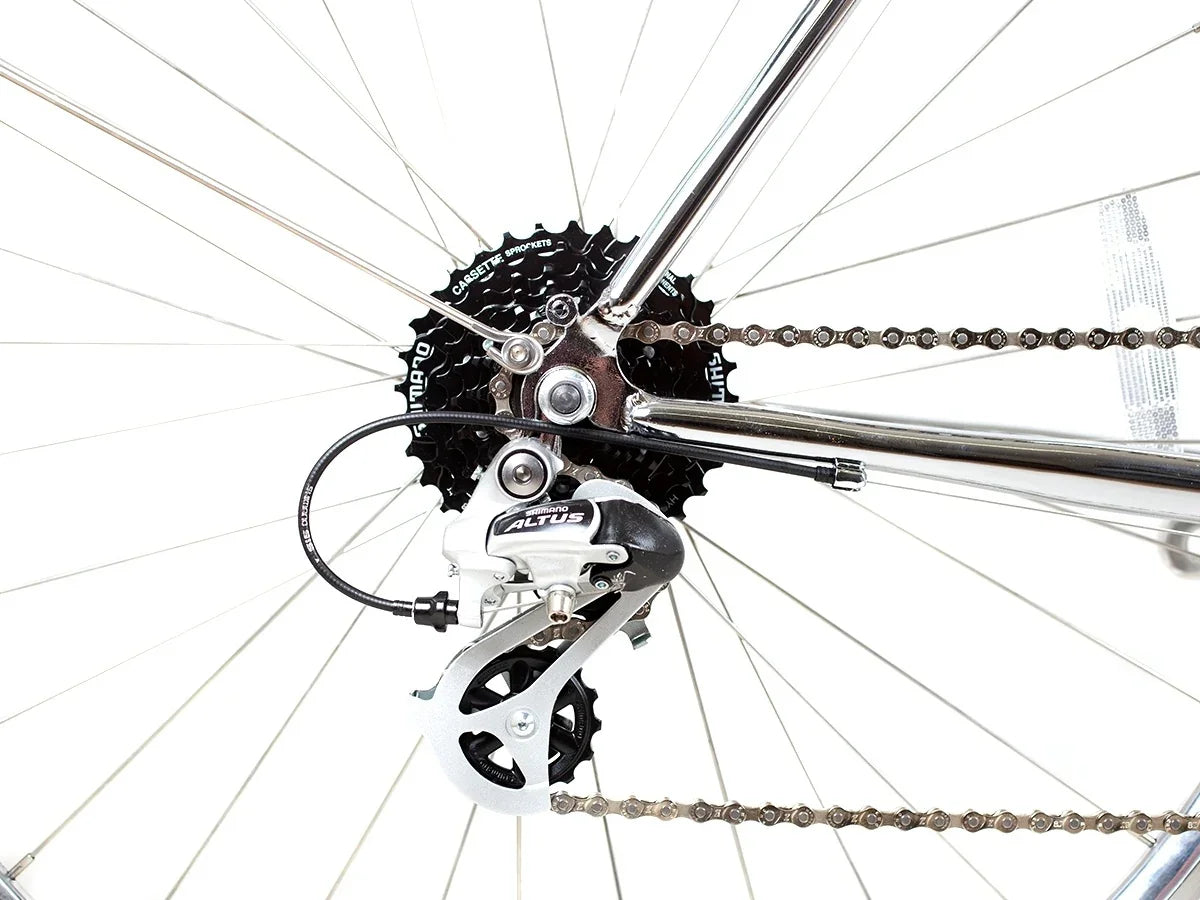 BLB Butterfly 8spd Town Bike - Chrome - Simple Bike Store