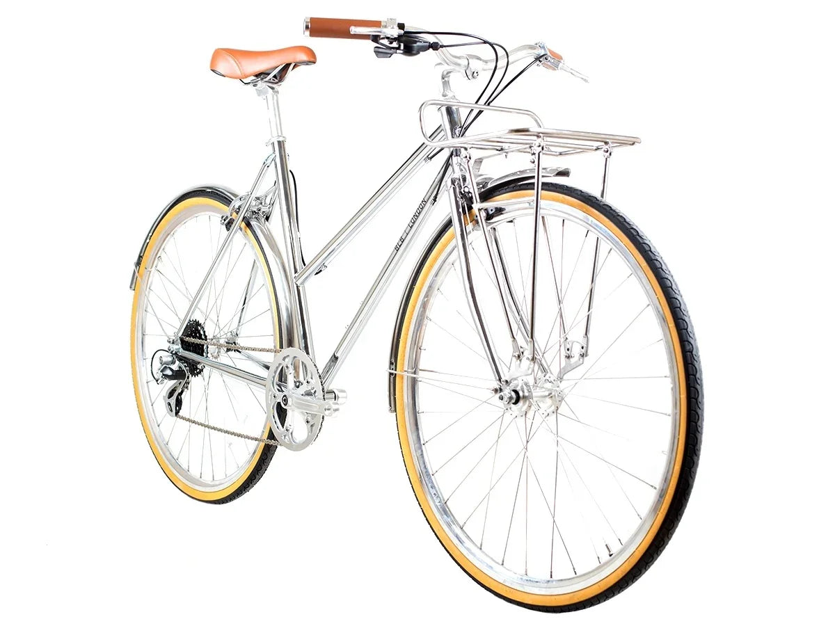 BLB Butterfly 8spd Town Bike - Chrome - Simple Bike Store