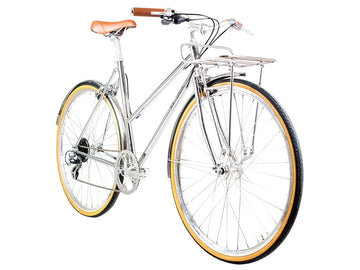 BLB Butterfly 8spd Town Bike - Chrome - Simple Bike Store