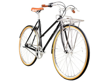 BLB Butterfly 3spd Town Bike - Black - Simple Bike Store