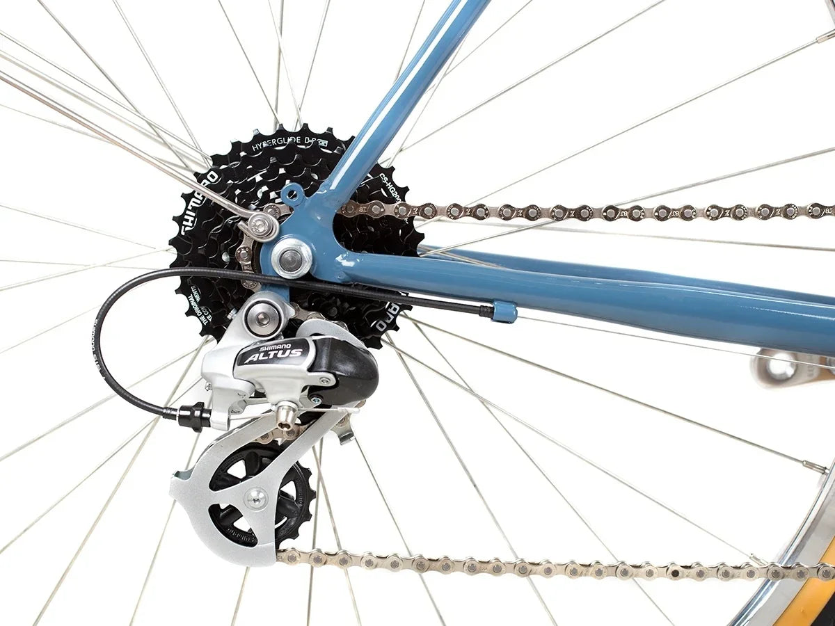 BLB Beetle 8spd Town Bike - Moss Blue - Simple Bike Store