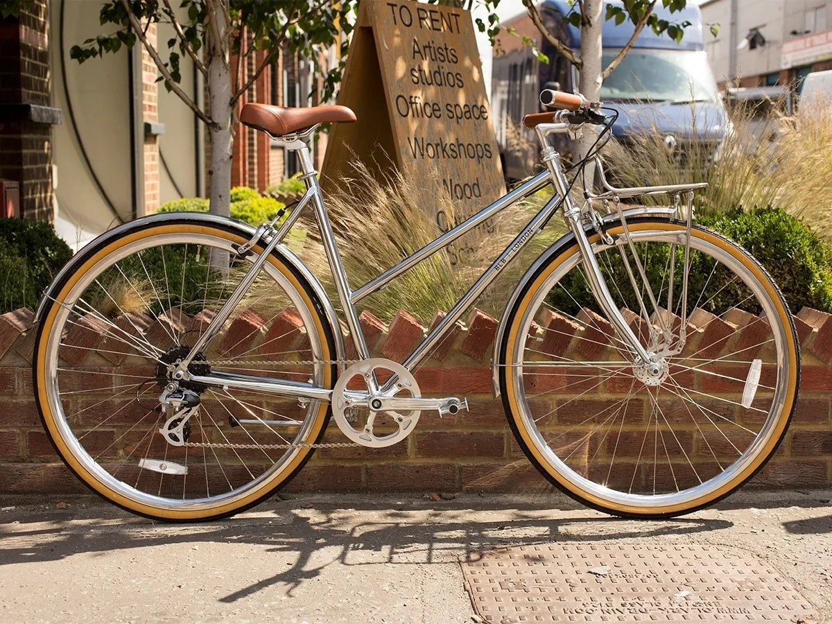 BLB Butterfly 8spd Town Bike - Chrome - Simple Bike Store