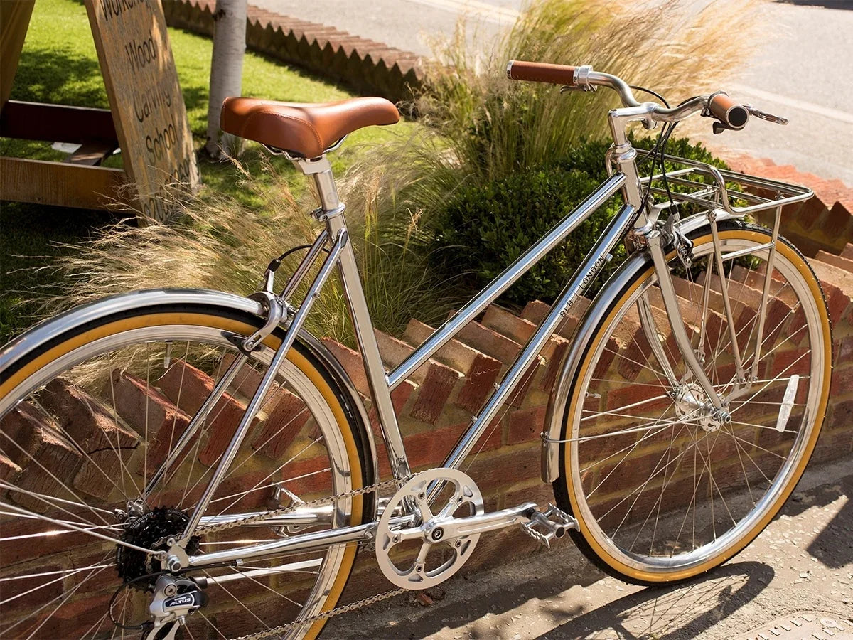 BLB Butterfly 8spd Town Bike - Chrome - Simple Bike Store