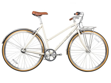 BLB Butterfly 3spd Town Bike - Natural Beige - Simple Bike Store