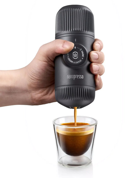 WACACO Nanopresso Ground Coffee Maker + NS Adapter + Carrying Bag - Simple Bike Store