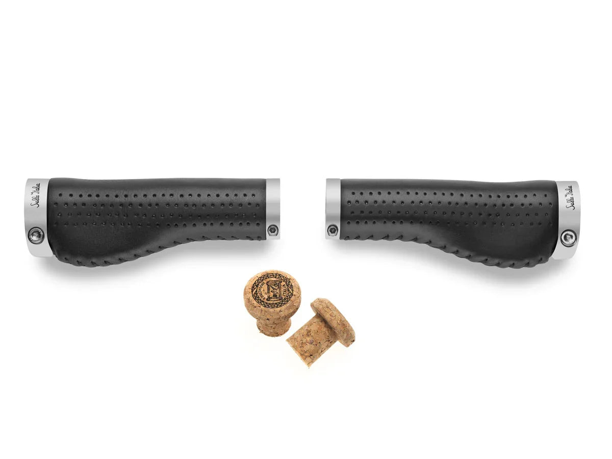 Selle Italia Epica Ergo Leather Grips - Simple Bike Store