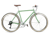6KU Odyssey 8spd City Bike - Silverlake Green - Simple Bike Store