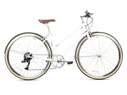 6KU Odessa 8spd City Bike - Coney White - Simple Bike Store