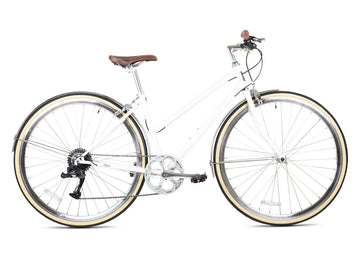 6KU Odessa 8spd City Bike - Coney White - Simple Bike Store