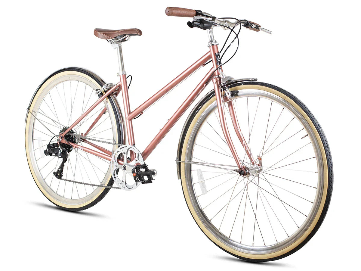 6KU Odessa 8Spd City Bike- Madison Gold - Simple Bike Store