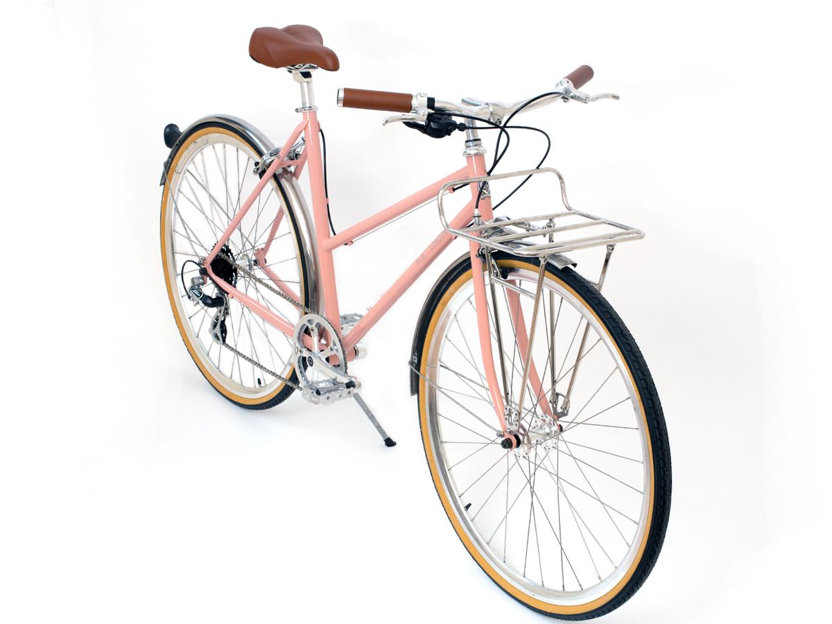 BLB Sommerfugl 8 gear Bycykel - Støvet Lyserød