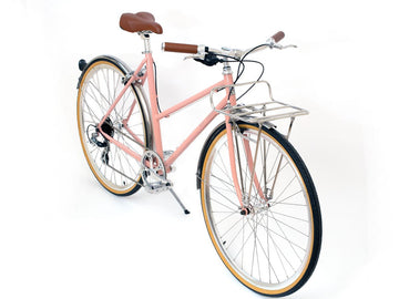 BLB Butterfly 8spd Town Bike - Dusty Pink