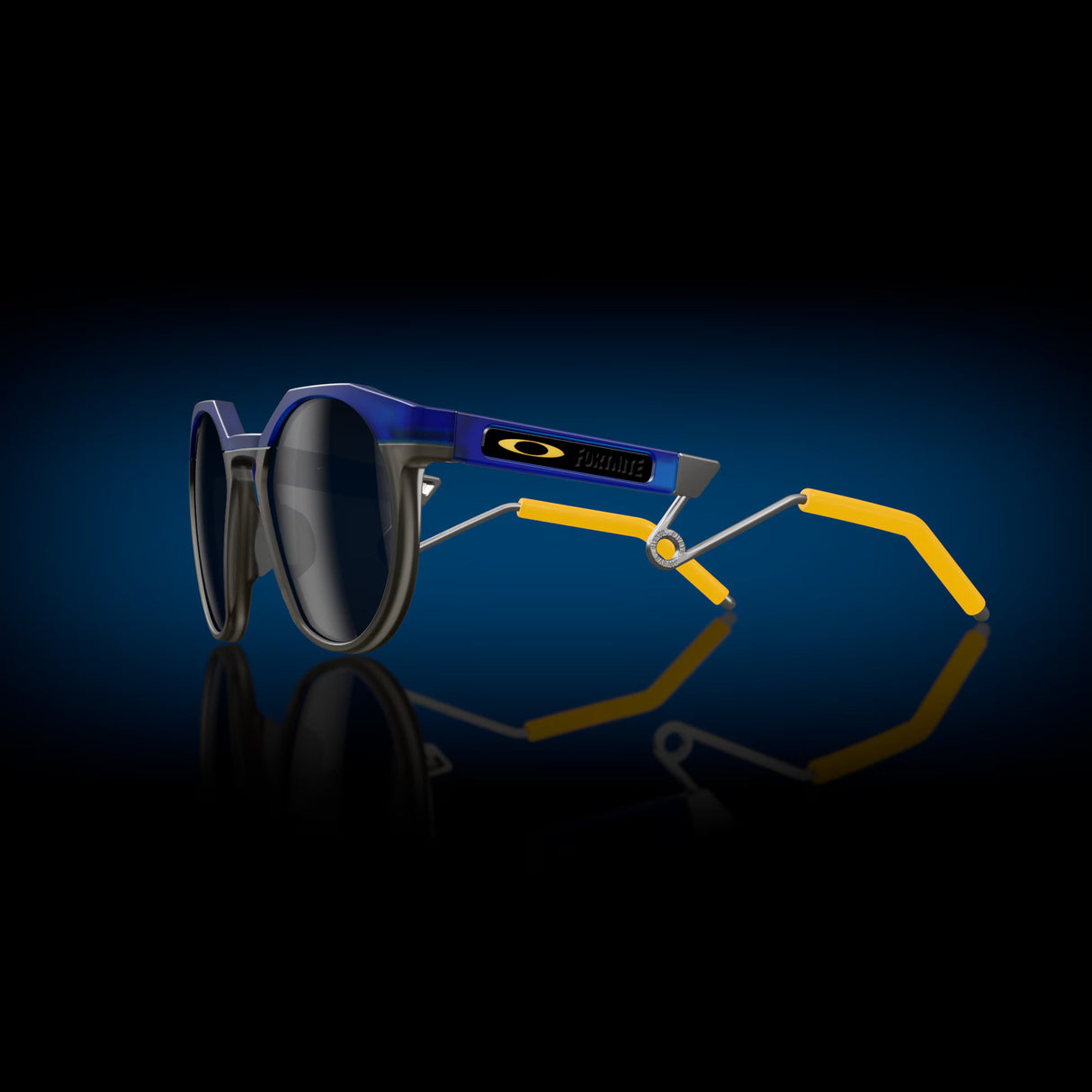 OAKLEY sunglasses HSTN Metal trans crystal blue w/prizm black