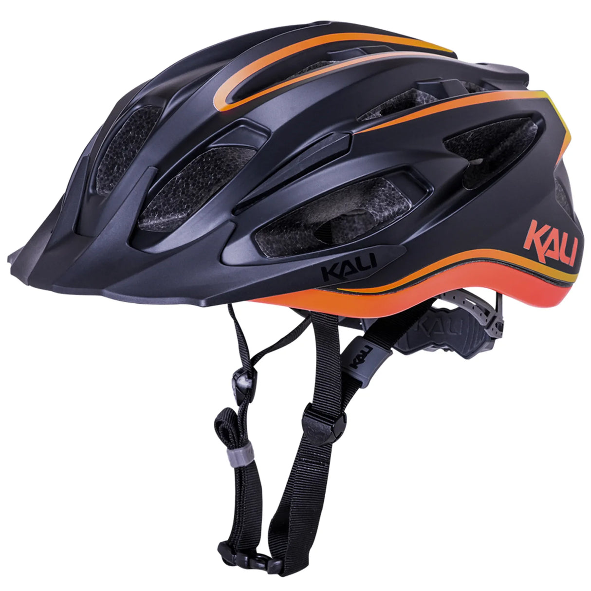 Kali Alchemy Helmet - Matt Black/Orange - L/XL 58-62cm - Simple Bike Store