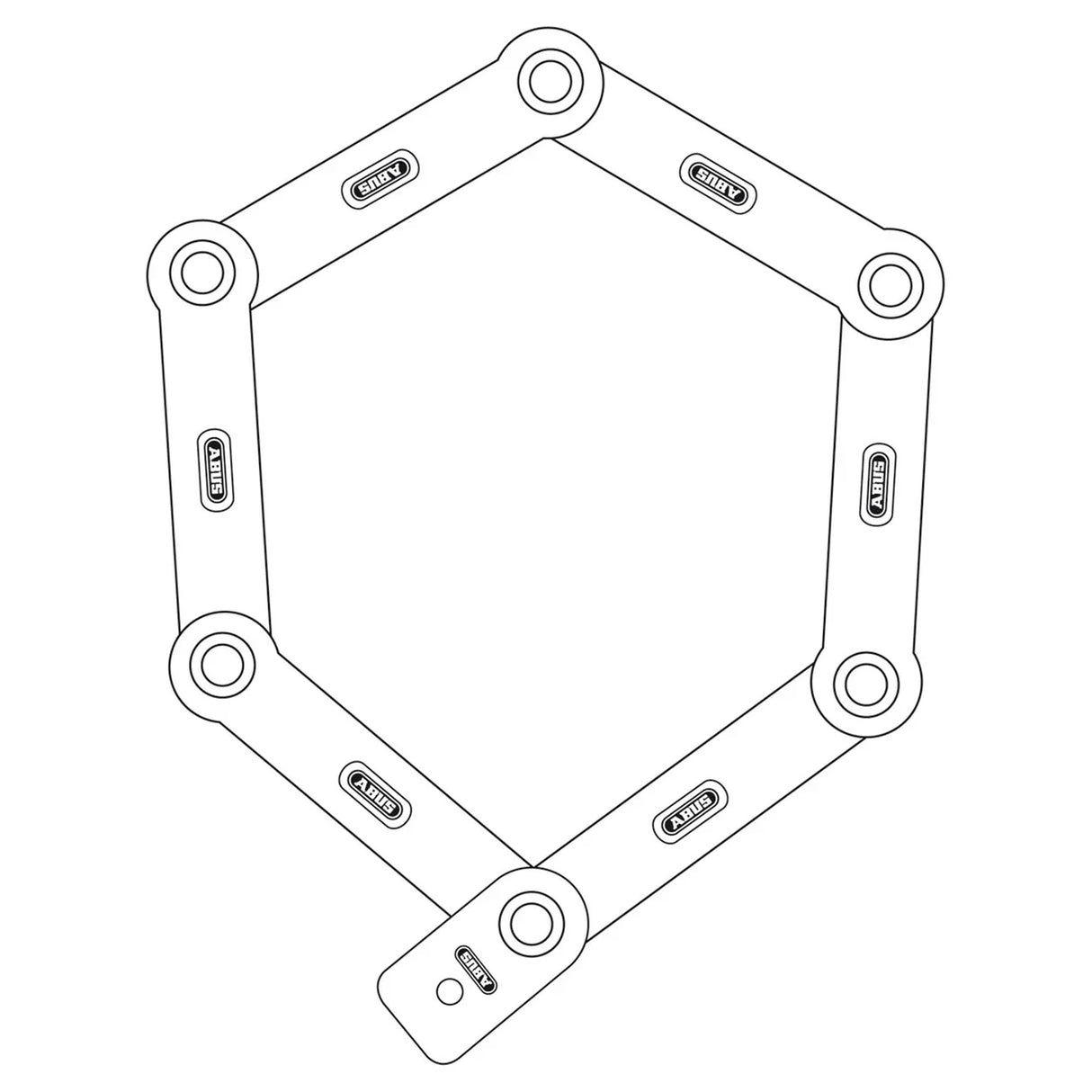 Abus Bordo 6000/90 ST Black - Simple Bike Store
