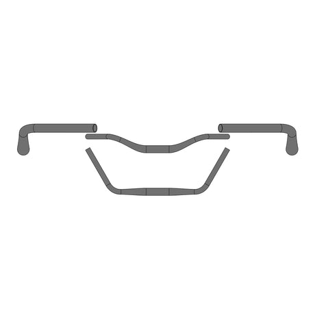 Ergotec Handlebar "Moon Cruiser" - 31.8mm - Polished Silver - Simple Bike Store