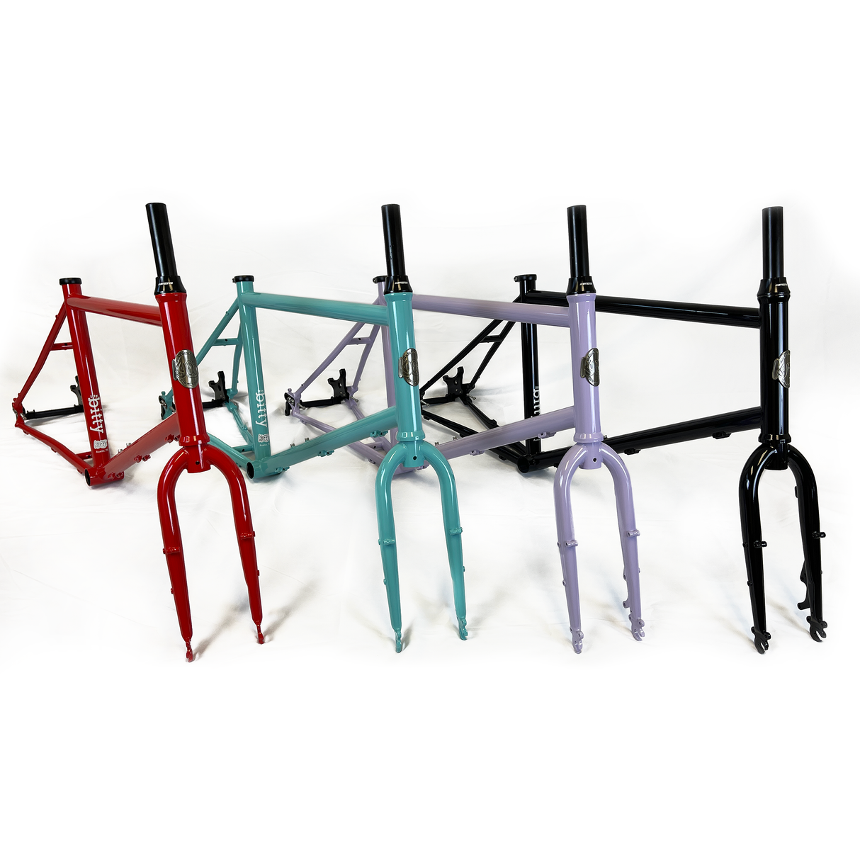 Kyoot Itty Bitty Frame & Fork Set - Red