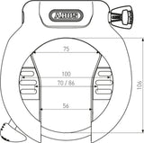 Abus Pro Amparo 4750 S Ring Lock - Simple Bike Store