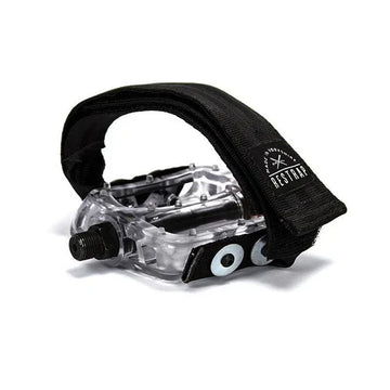 Restrap Diagonal Pedal Straps Black - Simple Bike Store