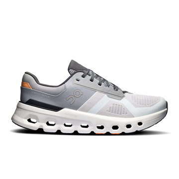 ON Cloudrunner 2 Wide grey/white/orange shoes