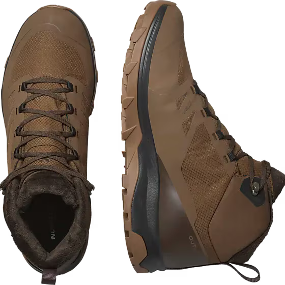 SALOMON shoes Outsnap CS WP dark earth