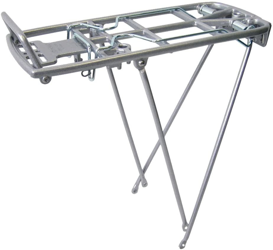 Pletscher Rear Carrier "Athlete" Silver with pump eyelets
