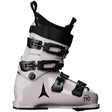 White and black ski boot with 'Remedy 110' branding on a white background