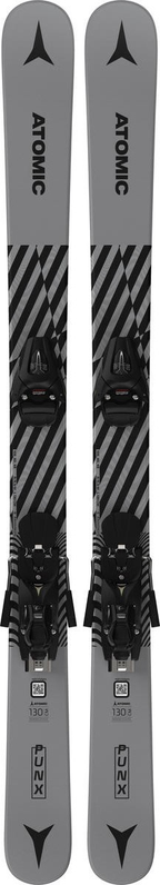 ATOMIC ski set Punx JR grey/black