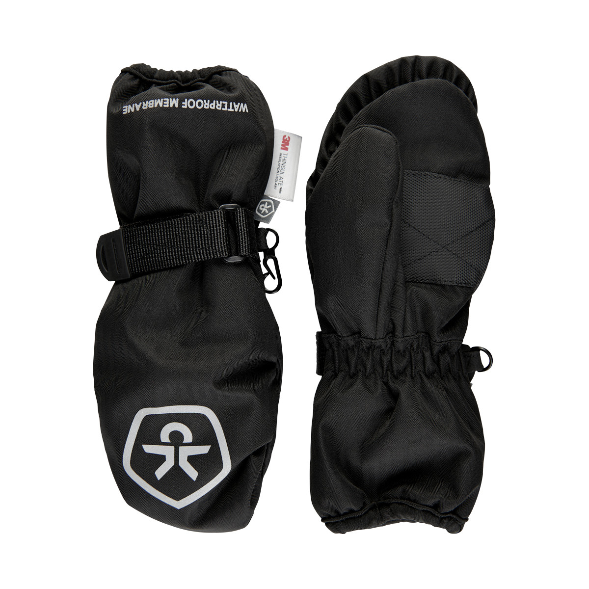 Y2-4 Farbe KINDER Handschuhe 5459 Fäustling WP Schwarz