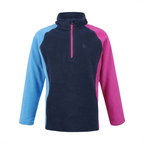 COLOR KIDS Fleece Pulli blue/pink jacket