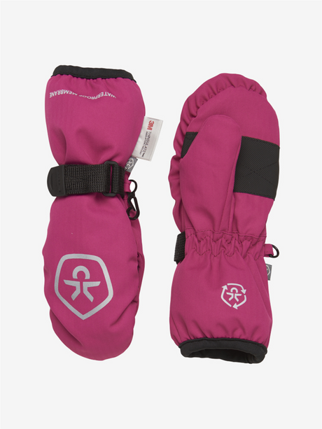 color-kids-gloves-waterproof-dropliner-mitt-pink