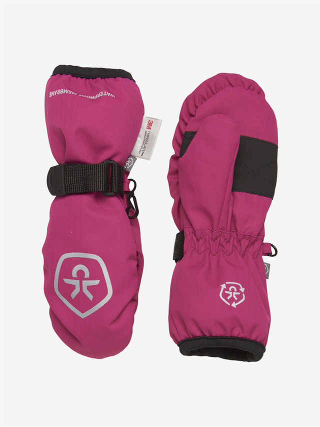 color-kids-gloves-waterproof-dropliner-mitt-pink