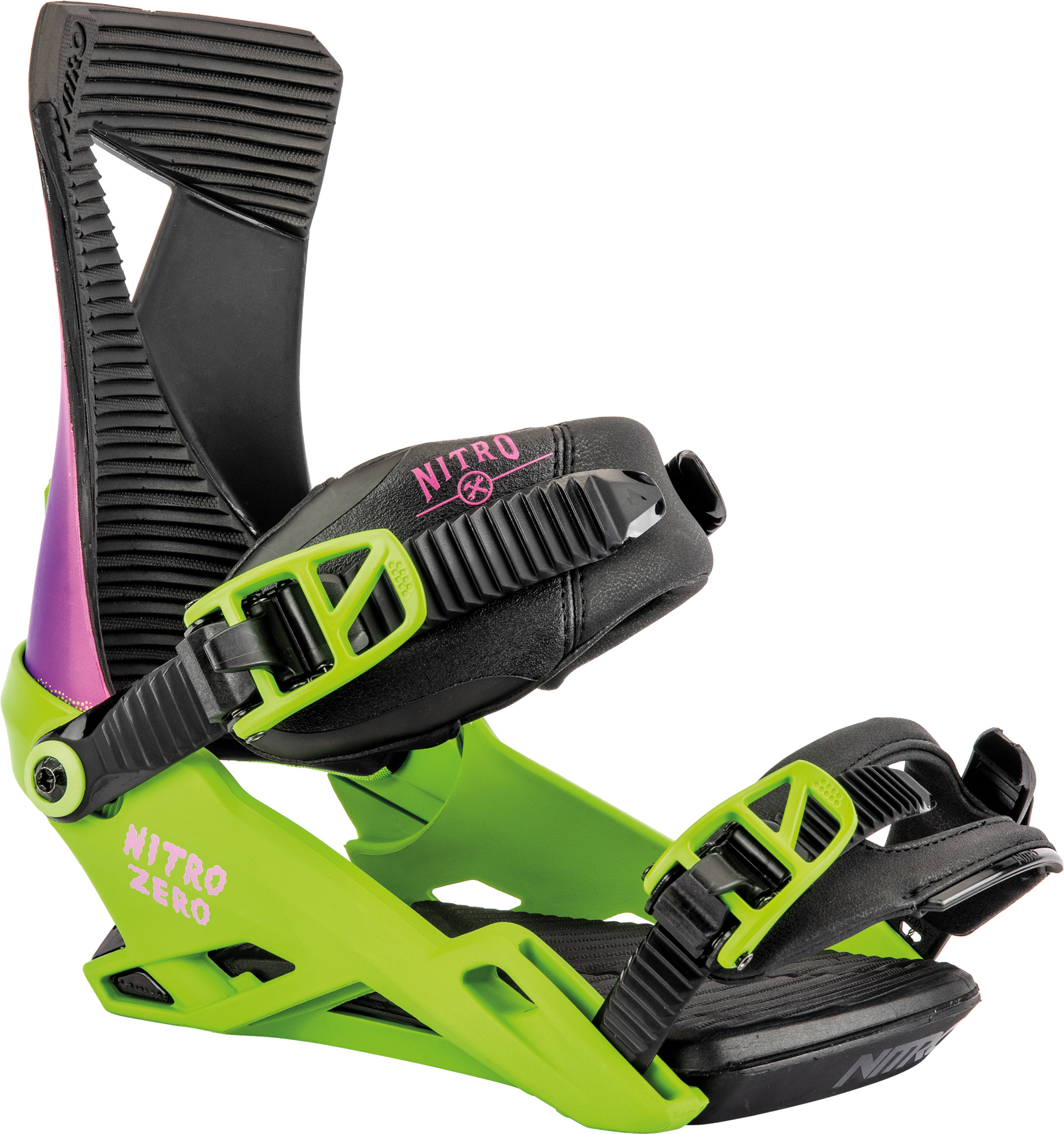 NITRO mounts Zero Happy Place green/violet – Simple Bike Store