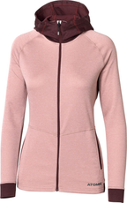 ATOMIC W Alps FZ dusty pink hoodie