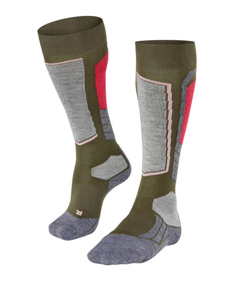 falke-socks-sk2-women-khakki-green-grey-pink