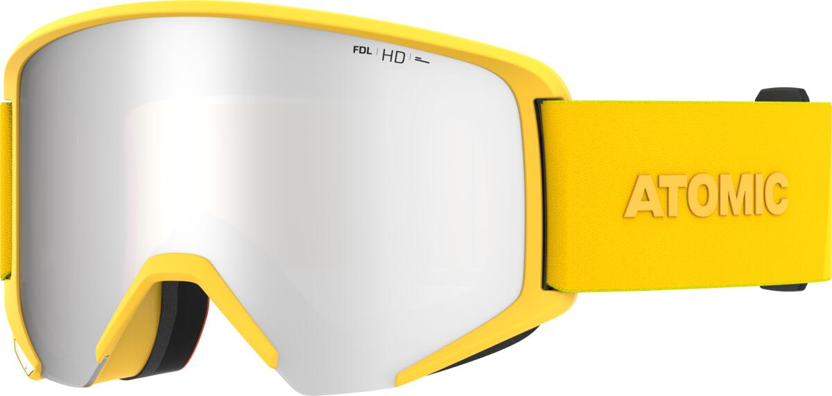 atomic savor big hd goggles Safron Yellow with Silver ATOMIC Glasses Savor Big HD Saffron Yellow  w/Silver HD C2-3