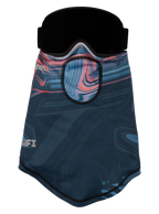 ANON WMS MFI LT ripple blue/pink neck warmer