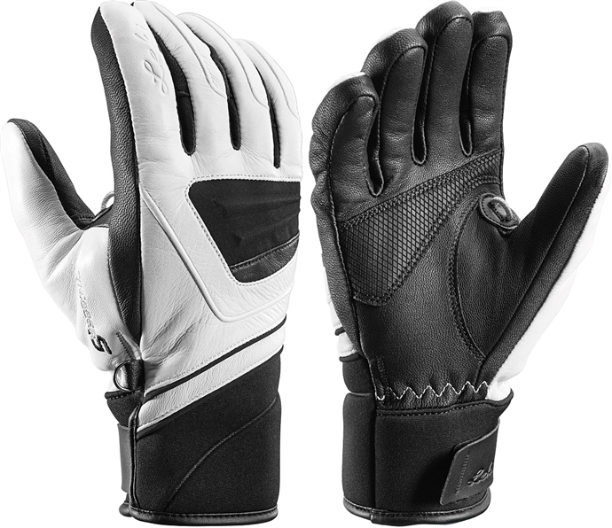 LEKI Handschuhe Griffin S Damen weiß/schwarz – Simple Bike Store