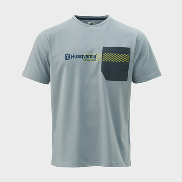 husqvarna-t-krekls-origin-pocket-tee-grey-dark-grey