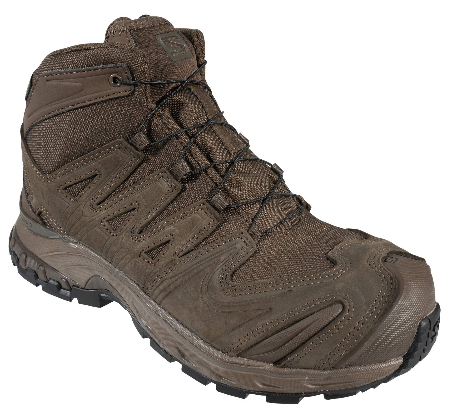 SALOMON tactical boots XA Forces Mid GTX EN Earth brown – Simple