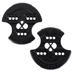 BURTON 3D hinge disc black pair