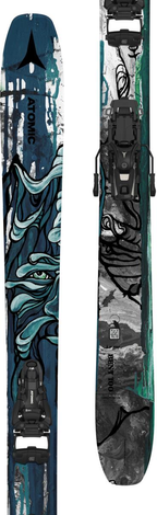 ATOMIC Alpine Skis With Bent 100 Bindings