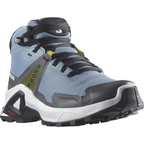 SALOMON X Raise Mid GTX J light blue/grey/white shoes
