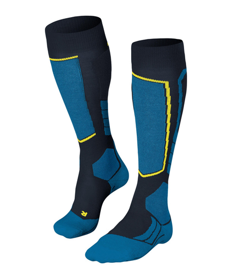 falke-socks-sk2-blue-black-yellow