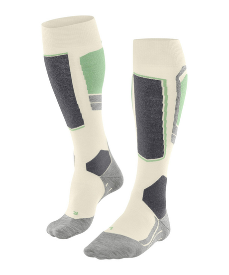 falke-socks-sk4-women-white-light-green