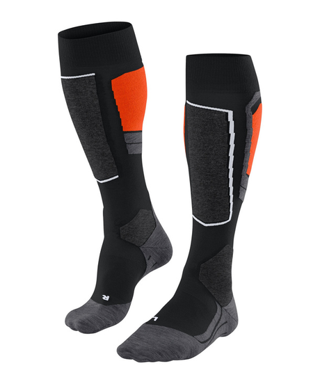 falke-socks-sk4-women-black-orange